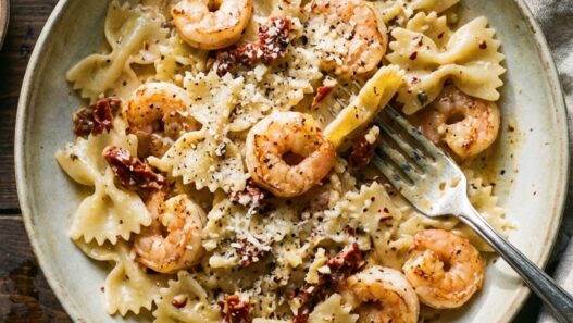 Shrimp Farfalle