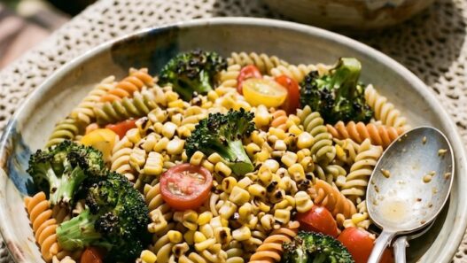 Grilled Broccoli Pasta Salad