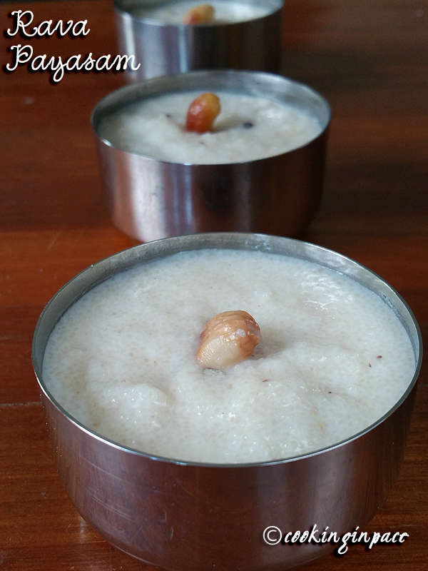 paysam, kheer, rava