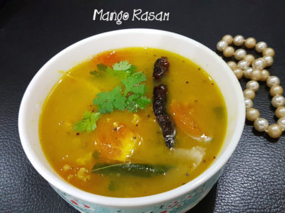 Mangai Rasam || Mango Rasam || How to make Mamiḍi Charu
