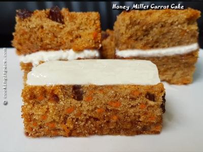 Honey Millet Carrot Cake || Healthy Gluten free Cake